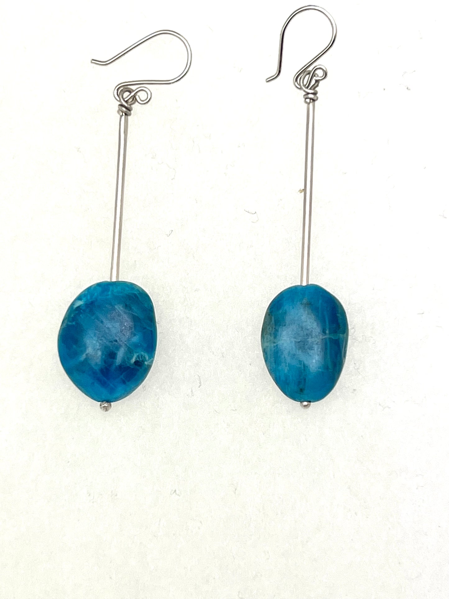 Earrings - Apatite drops