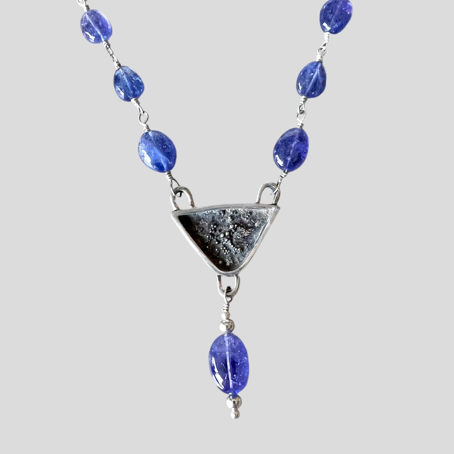 Necklace - Tanzanite - reticulation/granulation