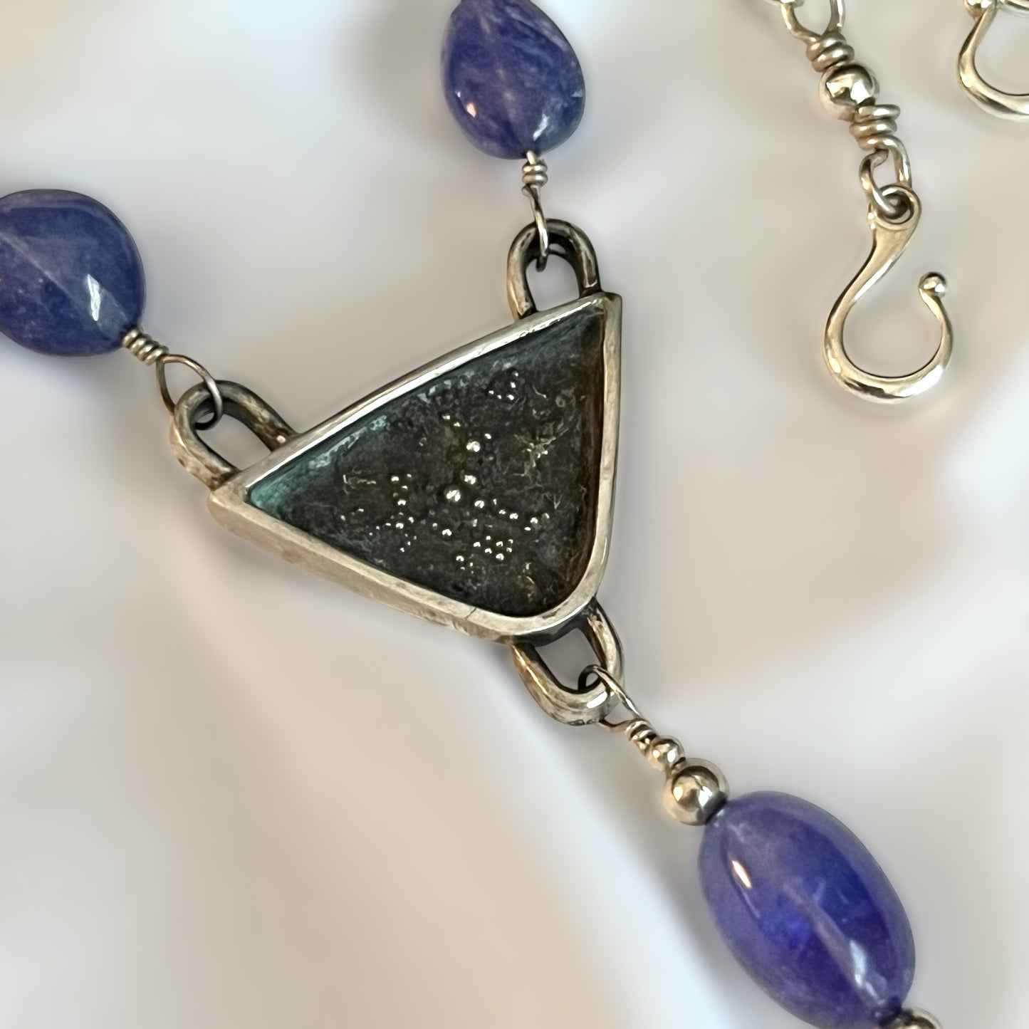 Necklace - Tanzanite - reticulation/granulation